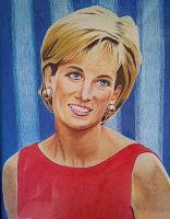 Quiroz - The Late Princess Diana - Pastel Colors